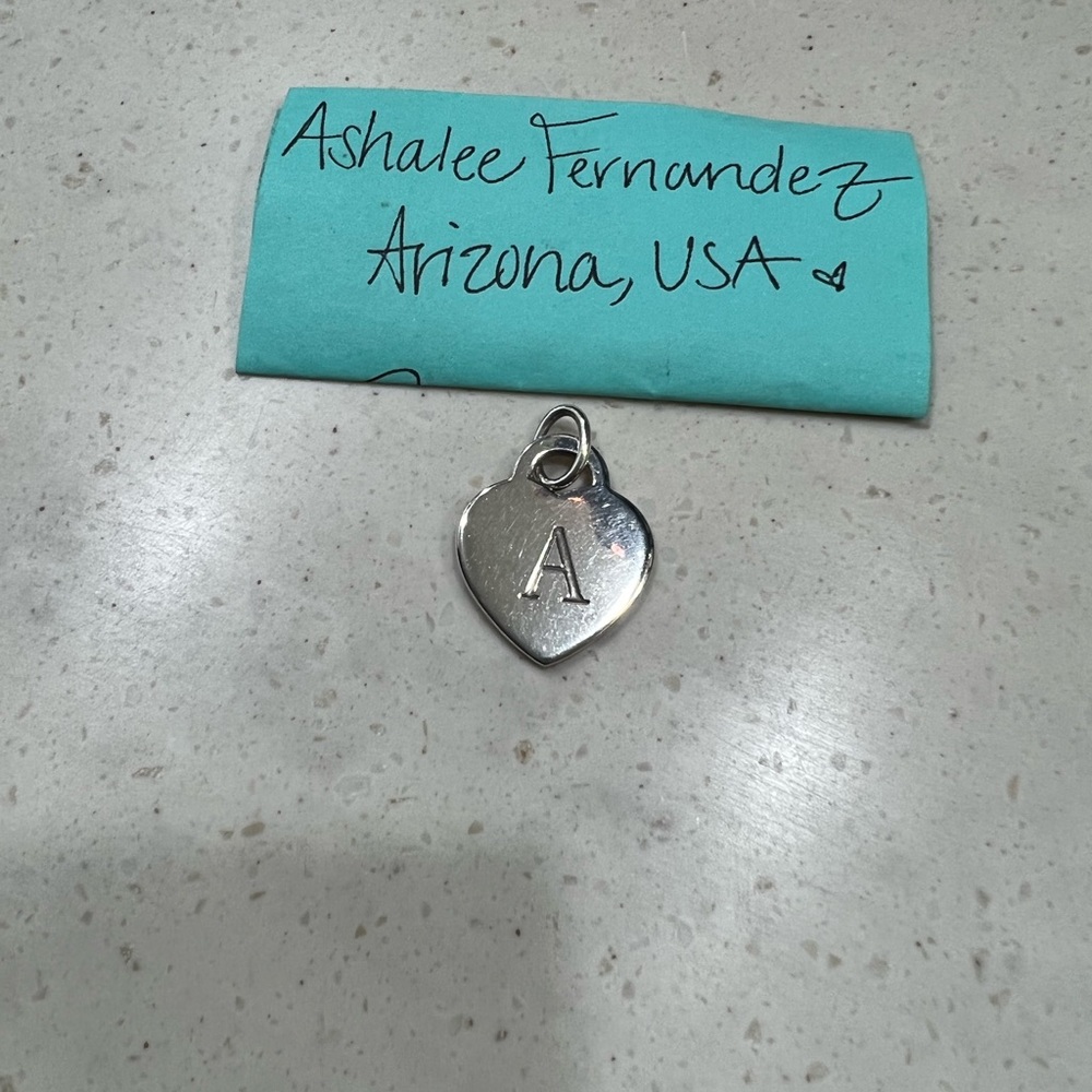 Tiffany & Co. “A” Heart Charm